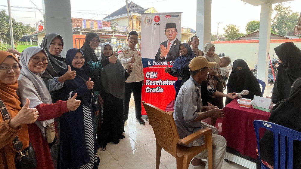 Yusnadi Gelar Cek Kesehatan Gratis untuk Masyarakat
