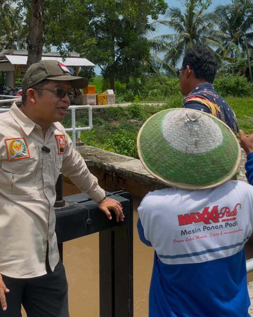 Gercep Tanggapi Aspirasi Saat Reses, Yusnadi Langsung Tinjau Pintu Air 12 di Pasir Sakti