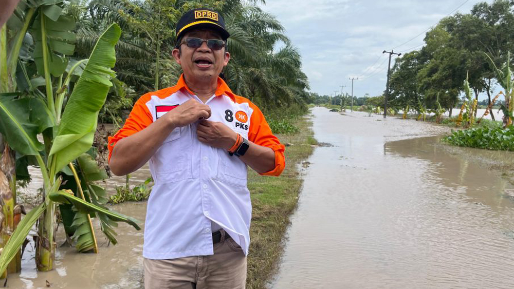 Di depan Yusnadi PKS, Warga Terdampak Banjir Lamtim, Harapkan Tanggul Sawah Atasi Musibah
